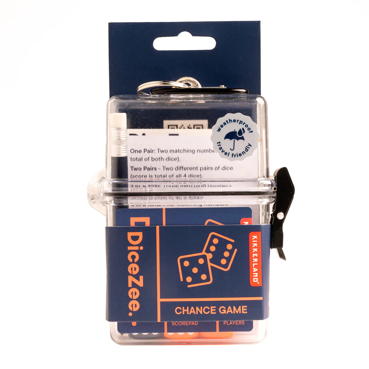 GAME | DICEZEE CHANCE-Fun and Games-KIKKERLAND DESIGNS-Coriander