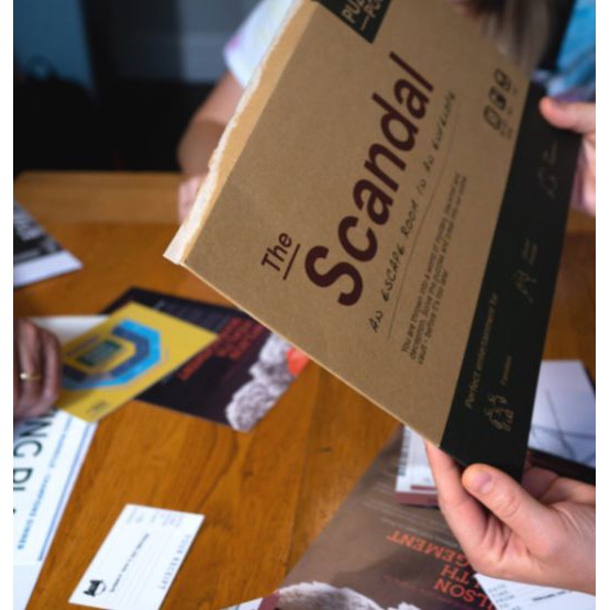 GAME | ESCAPE ROOM IN AN ENVELOPE: THE SCANDAL DINNER PARTY-Fun and Games-PUZZLE POST UK-Coriander