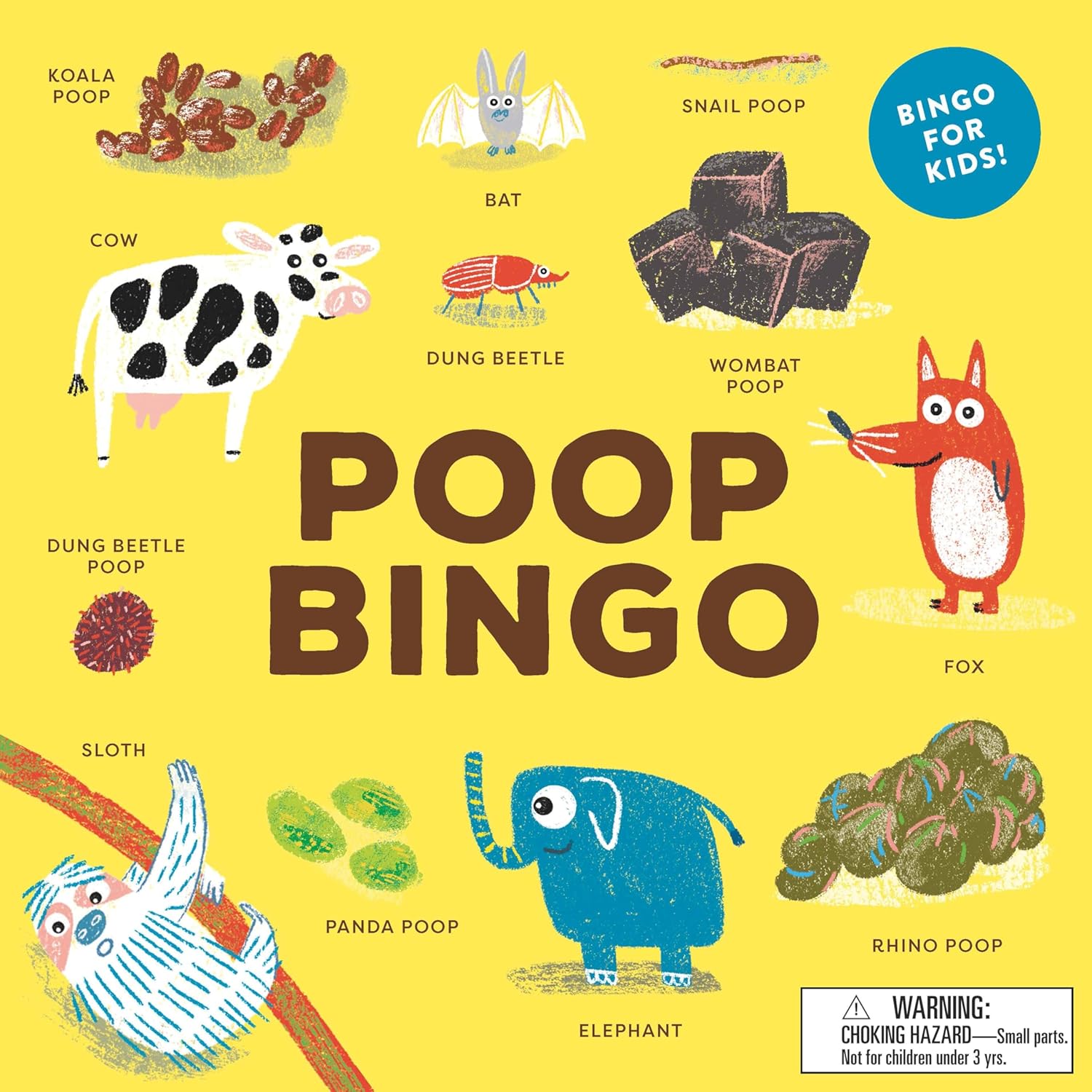 GAME | POOP BINGO-Fun and Games-RAINCOAST-Coriander
