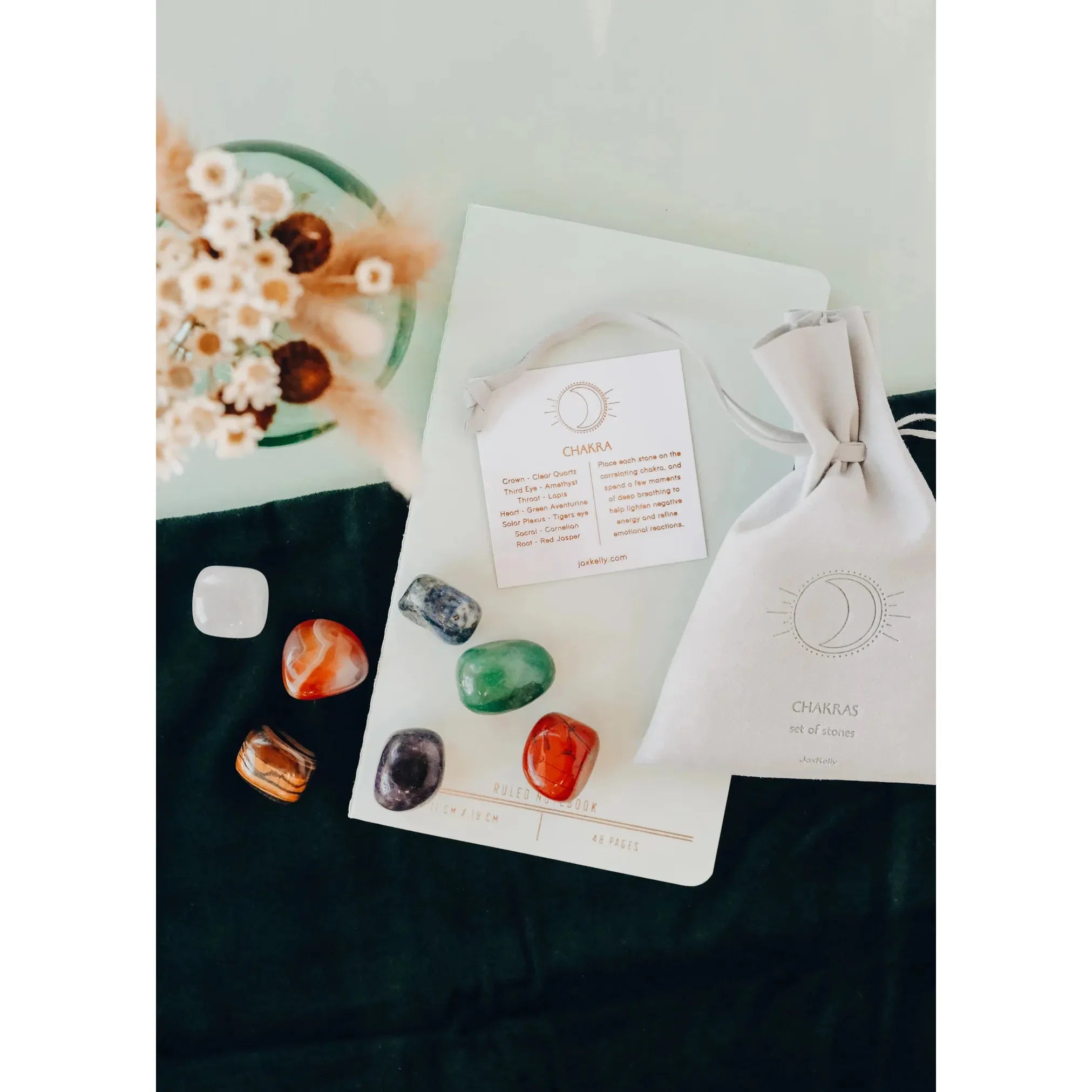 GEMSTONE SET | CRYSTAL CHAKRA KIT-Lotions & Potions-JAX KELLY-Coriander