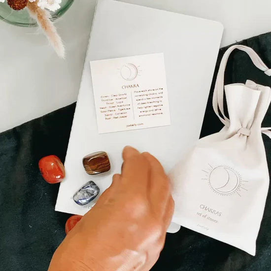 GEMSTONE SET | CRYSTAL CHAKRA KIT-Lotions & Potions-JAX KELLY-Coriander