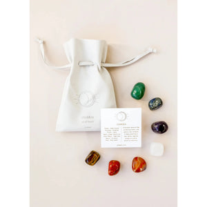 GEMSTONE SET | CRYSTAL CHAKRA KIT-Lotions & Potions-JAX KELLY-Coriander