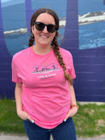 GEORGIAN BAY T-SHIRT | PADDLES & CANOE-Top-LIFE IS GOOD-SMALL-Pink-Coriander