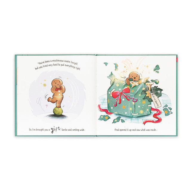 GINGERBREAD FRED BOOK-Books & Stationery-JELLYCAT BOOKS-Coriander