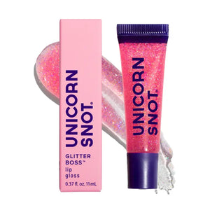 GLITTER LIP GLOSS | GLITTER BOSS FLAMINGO-Lotions & Potions-UNICORN SNOT-Coriander