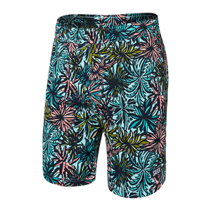 GO COASTAL 2N1 VOLLEY SWIM TRUNKS - PALM SPRINGS ICE GREEN-Swimsuit-SAXX-SMALL-PALM SPRINGS ICE GR-Coriander