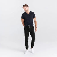 GO TO TOWN JOGGER - BLACK-Pants-SAXX-Coriander