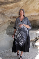 GODDESS DUSTER KIMONO | STARGAZER with CELESTIAL PRINT-Jackets & Sweaters-MARKET OF STARS-Coriander