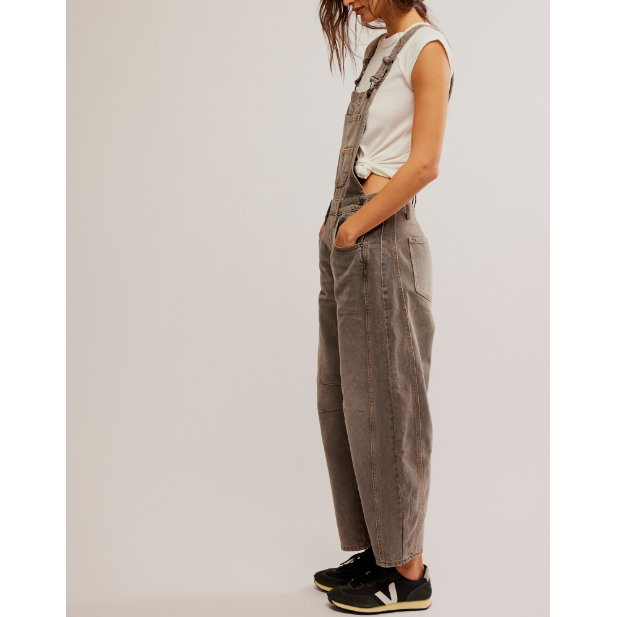 GOODLUCK OVERALLS-Uncategorised-FREE PEOPLE-Coriander