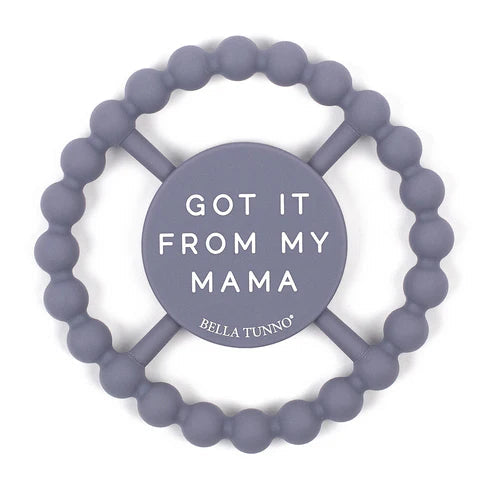 GOT IT FROM MY MAMA RING TEETHER-Babies & Kids-BELLA TUNNO-Coriander