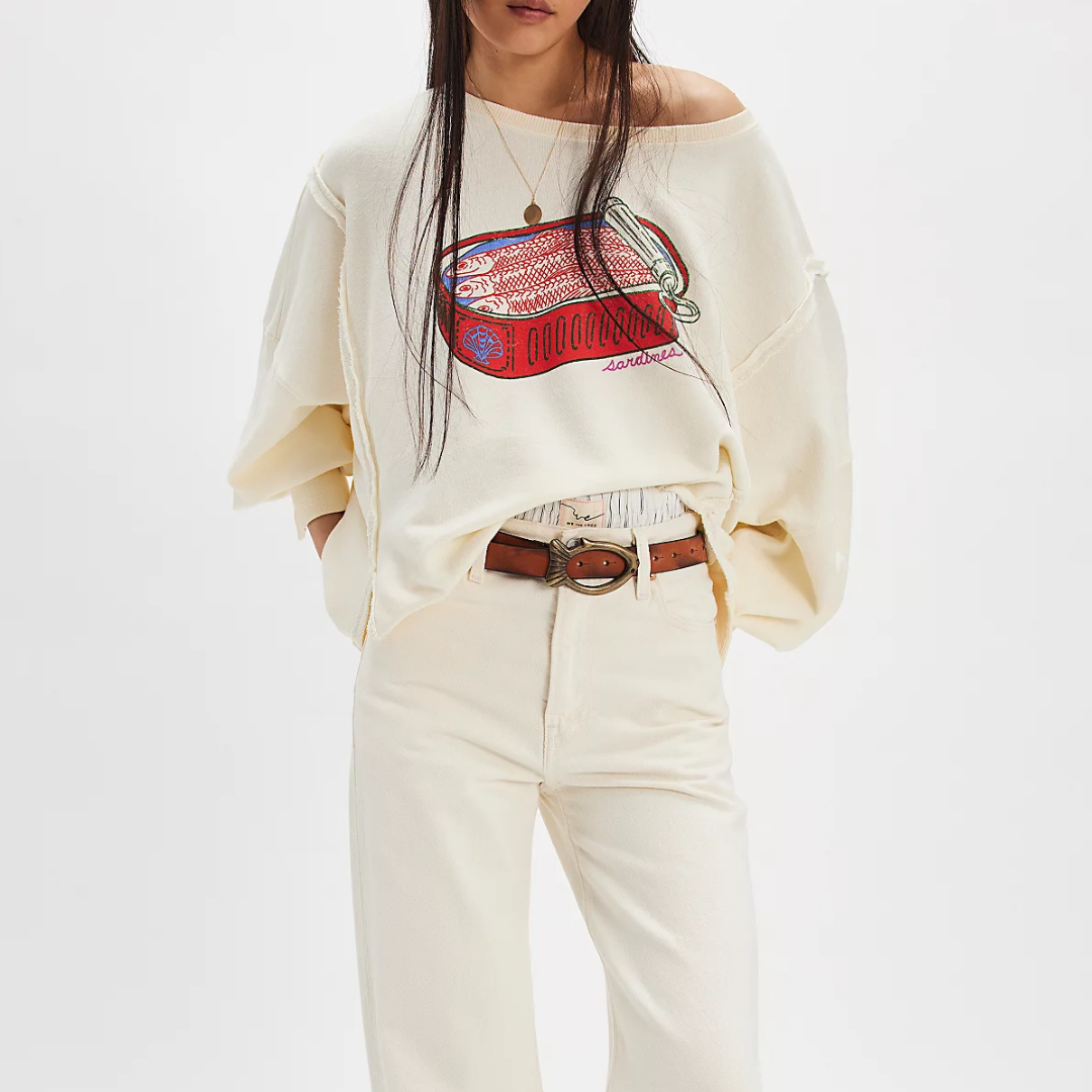 GRAPHIC CAMDEN | SARDINE COMBO-Tops-FREE PEOPLE-Coriander