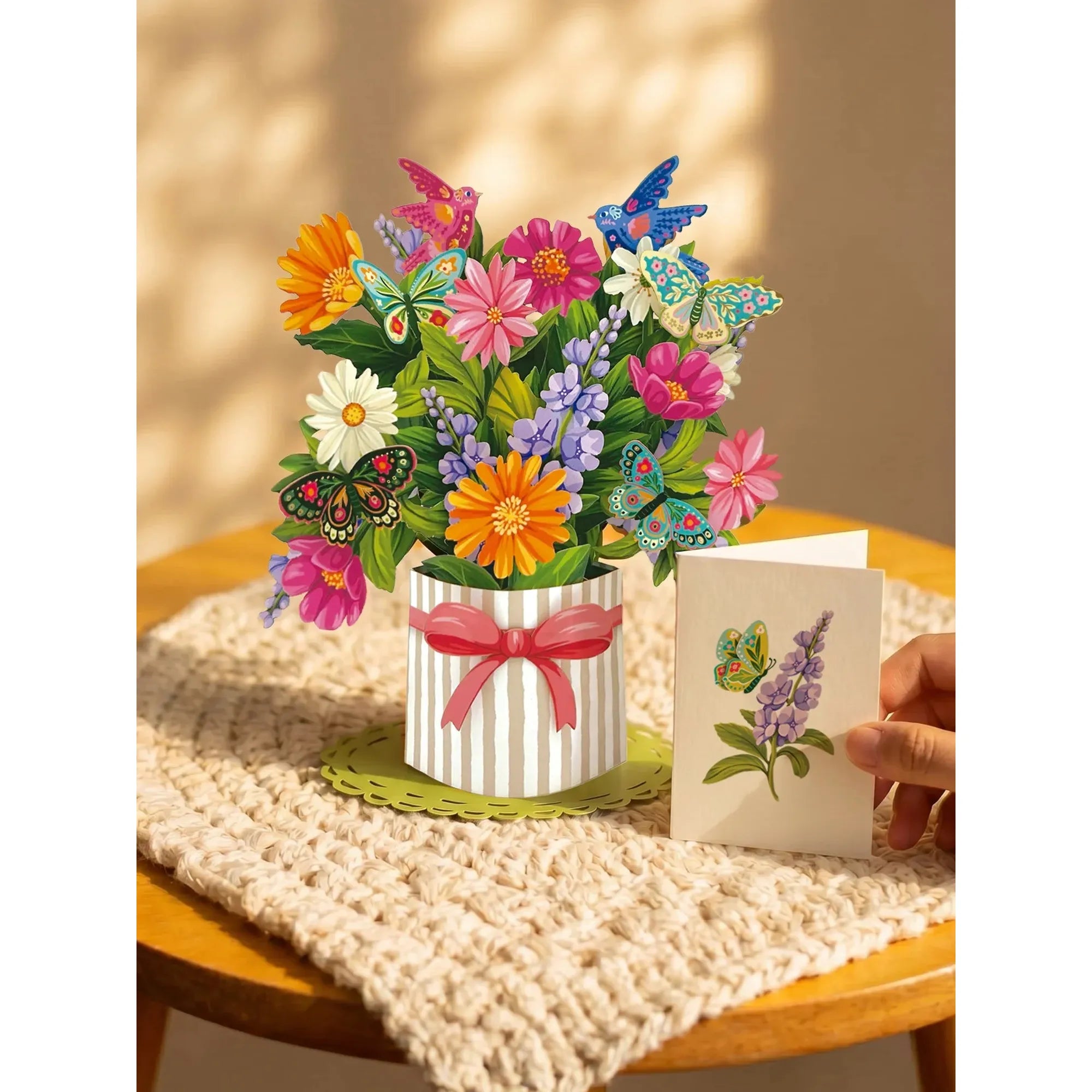 GREETING CARD | MINI ENCHANTED GARDEN-Books & Stationery-FRESH CUT PAPER-Coriander