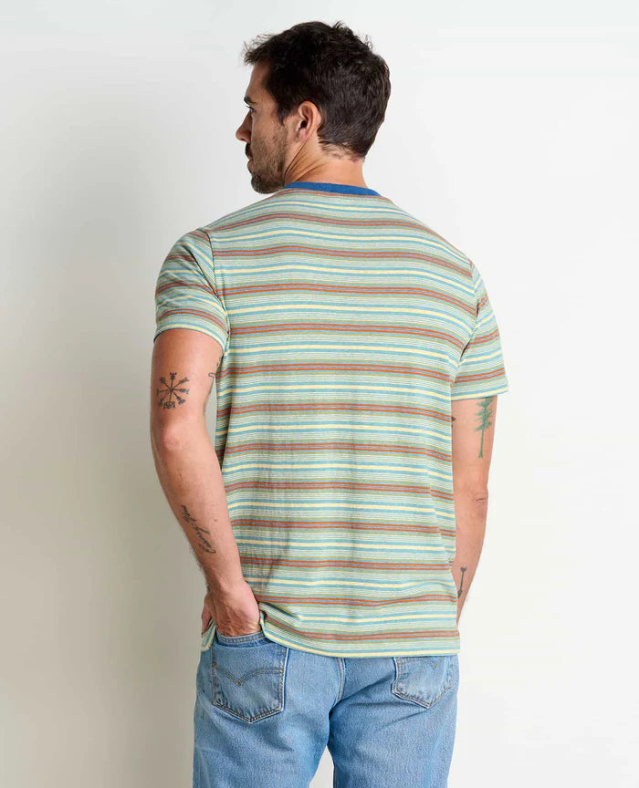 GROM HEMP SS CREW-Men's Shirt-TOAD&CO-Coriander