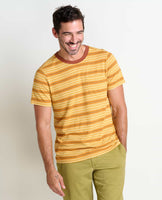 GROM HEMP SS CREW-Men's Shirt-TOAD&CO-SMALL-ACORN MULTI STRIPE-Coriander