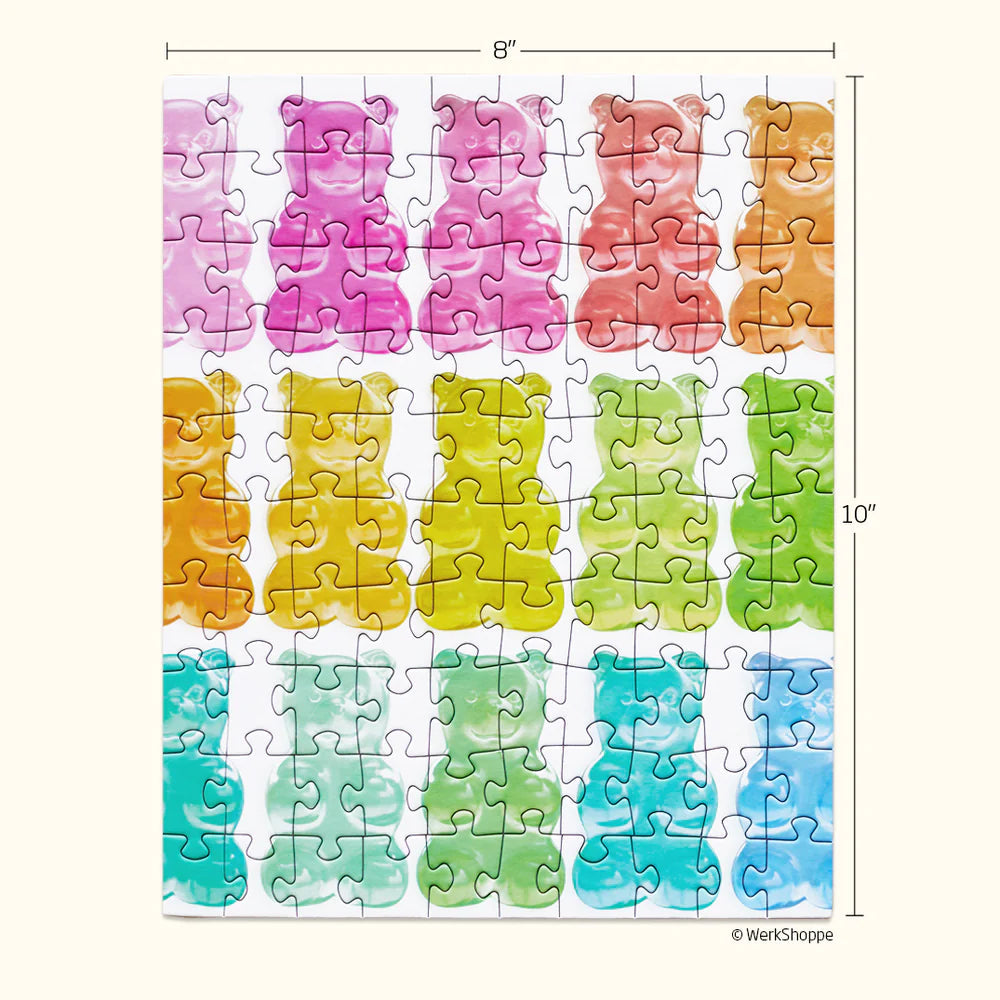 GUMMY BEARS | 100 PIECE PUZZLE SNAX-Puzzle-WERKSHOPPE-Coriander