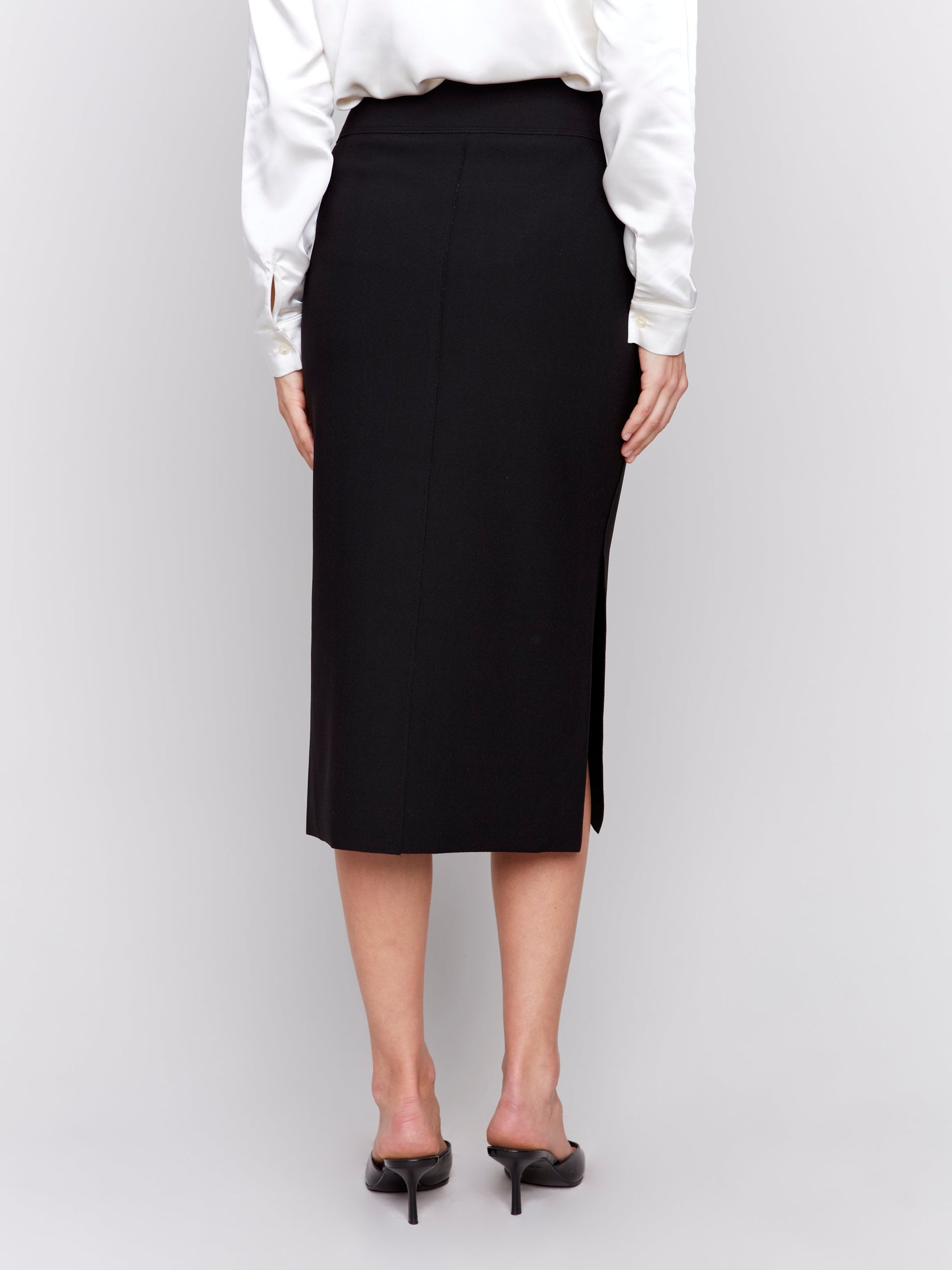 GUTSY CREPE SKIRT-Skirts-CHARLIE B-Coriander