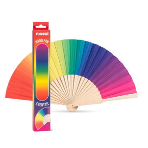 HAND FAN | OMBRE RAINBOW-Accessories-ABBOTT-Coriander