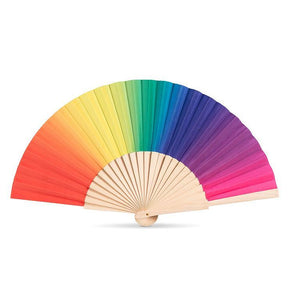 HAND FAN | OMBRE RAINBOW-Accessories-ABBOTT-Coriander