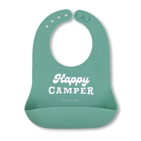 HAPPY CAMPER WONDER BIB-Baby-BELLA TUNNO-Coriander