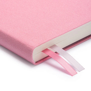 HARDBACK DAILY PLANNER | PINK FABRIC-Books & Stationery-OHH DEER-Coriander