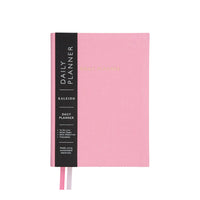 HARDBACK DAILY PLANNER | PINK FABRIC-Books & Stationery-OHH DEER-Coriander