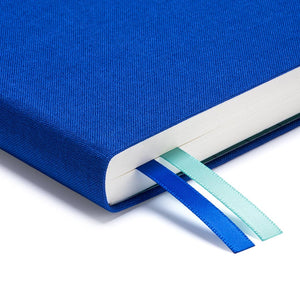 HARDBACK DAILY PLANNER | ULTRAMARINE FABRIC-Books & Stationery-OHH DEER-Coriander
