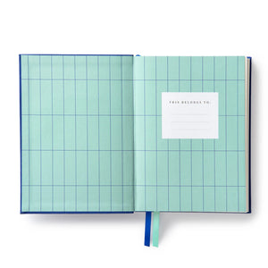 HARDBACK DAILY PLANNER | ULTRAMARINE FABRIC-Books & Stationery-OHH DEER-Coriander