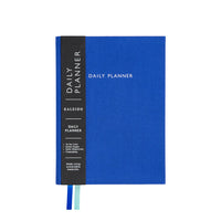 HARDBACK DAILY PLANNER | ULTRAMARINE FABRIC-Books & Stationery-OHH DEER-Coriander