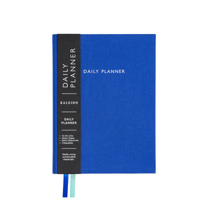 HARDBACK DAILY PLANNER | ULTRAMARINE FABRIC-Books & Stationery-OHH DEER-Coriander