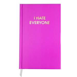 HARDCOVER JOURNALS-Books & Stationery-CHEZ GAGNE-I HATE EVERYONE-Coriander