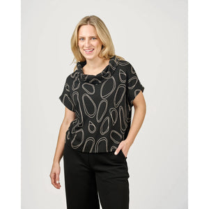 HARLEE TOP-Tops-SHANNON PASSERO-SMALL-BLACK-CREAM-Coriander