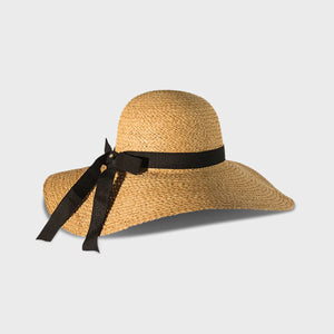 HAT | AVA-Hat-CANADIAN HAT SPRING/SUMMER-NATURAL-BLACK-Coriander