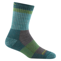 HEADY BETTY MICRO CREW WOMEN'S SOCKS-Socks & Footwear-DARN TOUGH-SMALL-AQUA-Coriander