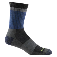 HEADY STRIPE MICRO CREW SOCKS-Socks & Footwear-DARN TOUGH-MEDIUM-BLU-Coriander