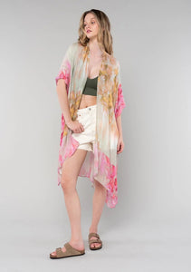 HEARTBEAT KIMONO-Kimono-LOVESTITCH-ONE-MUSTARD-FUSCHIA-Coriander