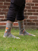 HERE COMES COOL DAD | MEN'S SOCKS-Socks-BLUE Q-Coriander