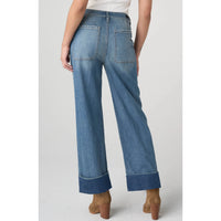 HIGH RISE RELAXED CUFF JEAN | UTILITY POCKETS-Denim-LIVERPOOL-Coriander