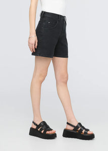 HIGH RISE SHORTS | STRETCH CANVAS RELAXED-Bottom-DUER-Coriander