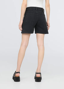 HIGH RISE SHORTS | STRETCH CANVAS RELAXED-Bottom-DUER-Coriander