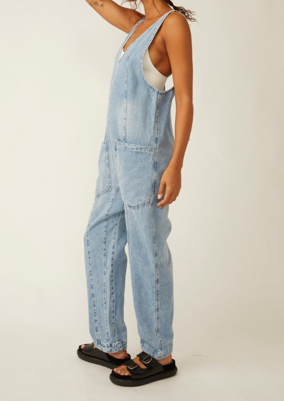 HIGH ROLLER JUMPSUIT-Denim-FREE PEOPLE-Coriander