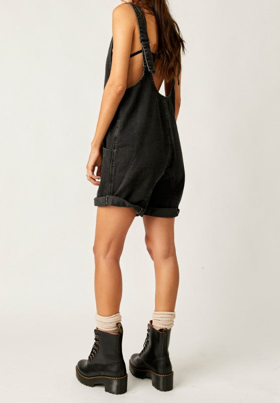 HIGH ROLLER SHORTALLS-Denim-FREE PEOPLE-Coriander