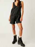 HIGH ROLLER SHORTALLS-Denim-FREE PEOPLE-XSMALL-BLACK-Coriander