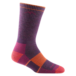 HIKER BOOT MIDWEIGHT FULL CUSHION SOCK-Socks-DARN TOUGH-MEDIUM-PLUM HEATHER-Coriander