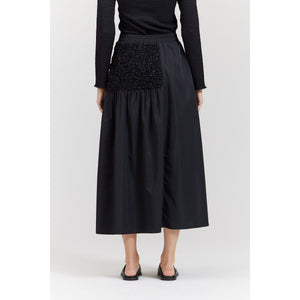 HIP SMOCK SKIRT-Bottom-THERE-ELSEWHERE-Coriander