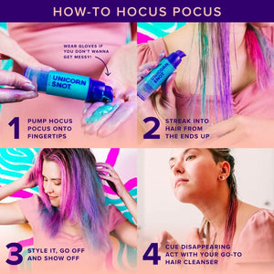 HOCUS POCUS HAIR PAINT | PINK-TAP TAP-Lotions & Potions-UNICORN SNOT-Coriander