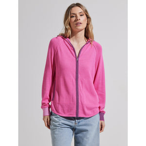 HOODIE | CHUNKY COTTON-Jackets & Sweaters-ZAKET & PLOVER-XSMALL-PINK-Coriander