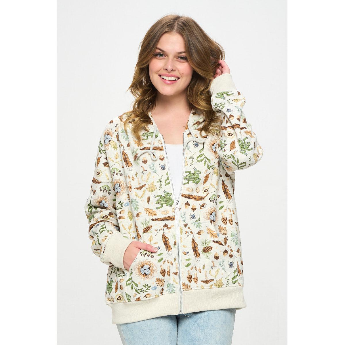 HOODIE | FOREST FINDS-Jackets & Sweaters-SM WARDROBE-Coriander
