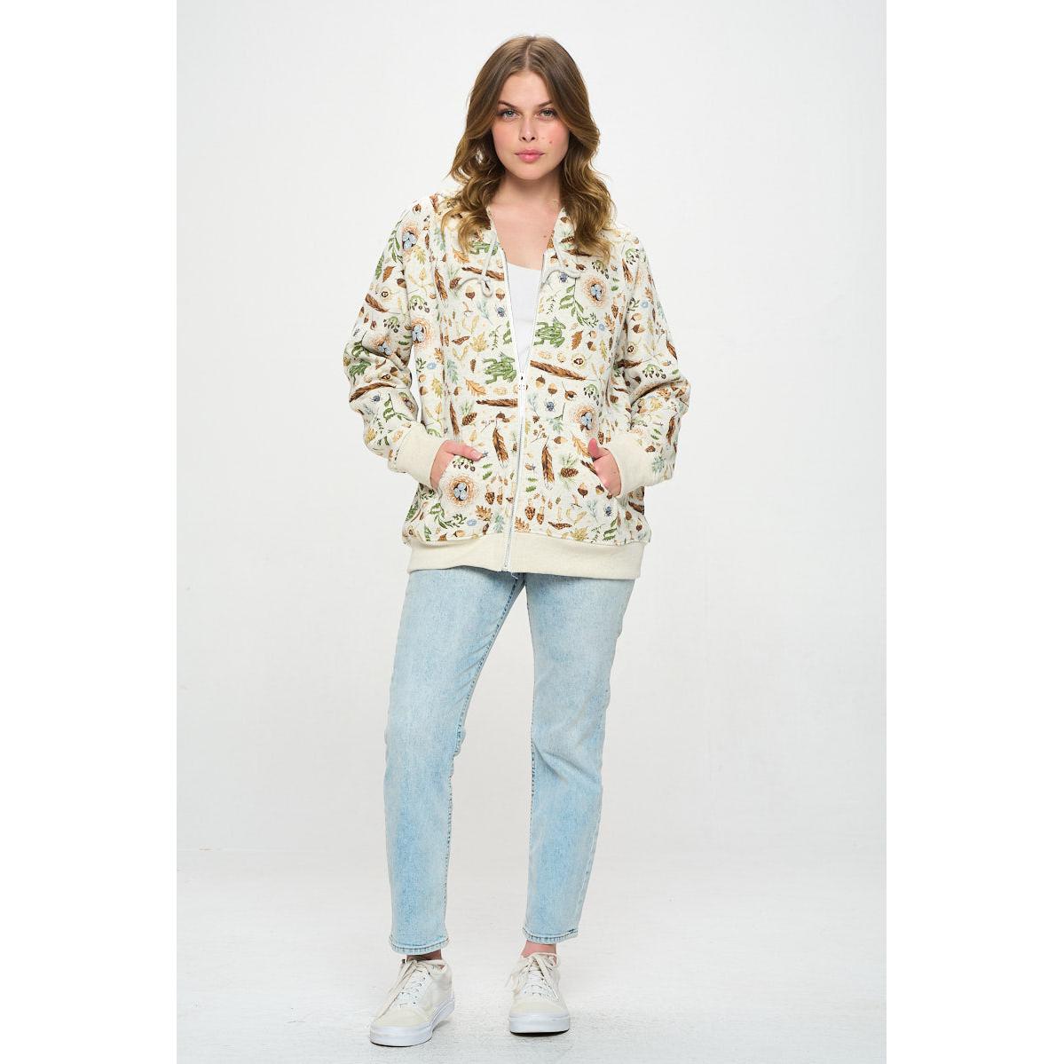 HOODIE | FOREST FINDS-Jackets & Sweaters-SM WARDROBE-Coriander