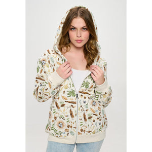HOODIE | FOREST FINDS-Jackets & Sweaters-SM WARDROBE-SMALL-Coriander