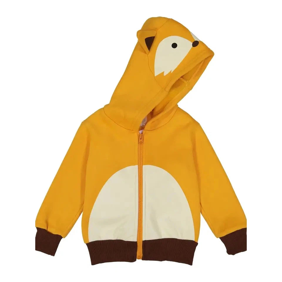 HOODIE | FOX-Kids-DOODLE PANTS-Coriander